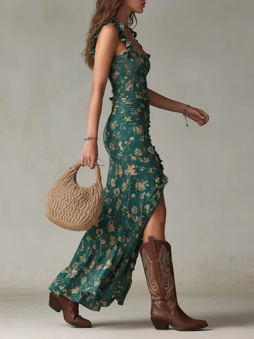 Alma | Vestido Maxi Boho Floral