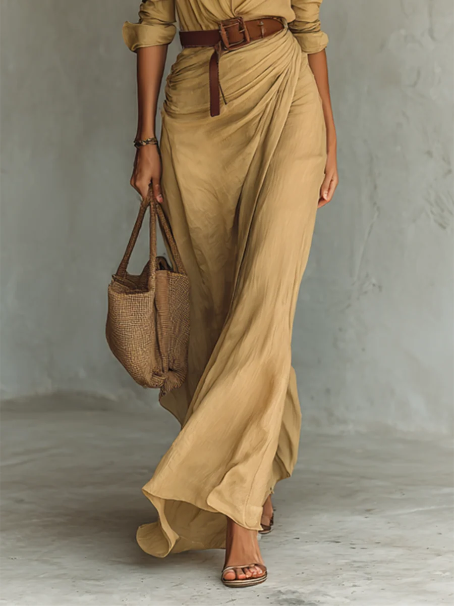 Sofia | Maxi vestido con cinturón